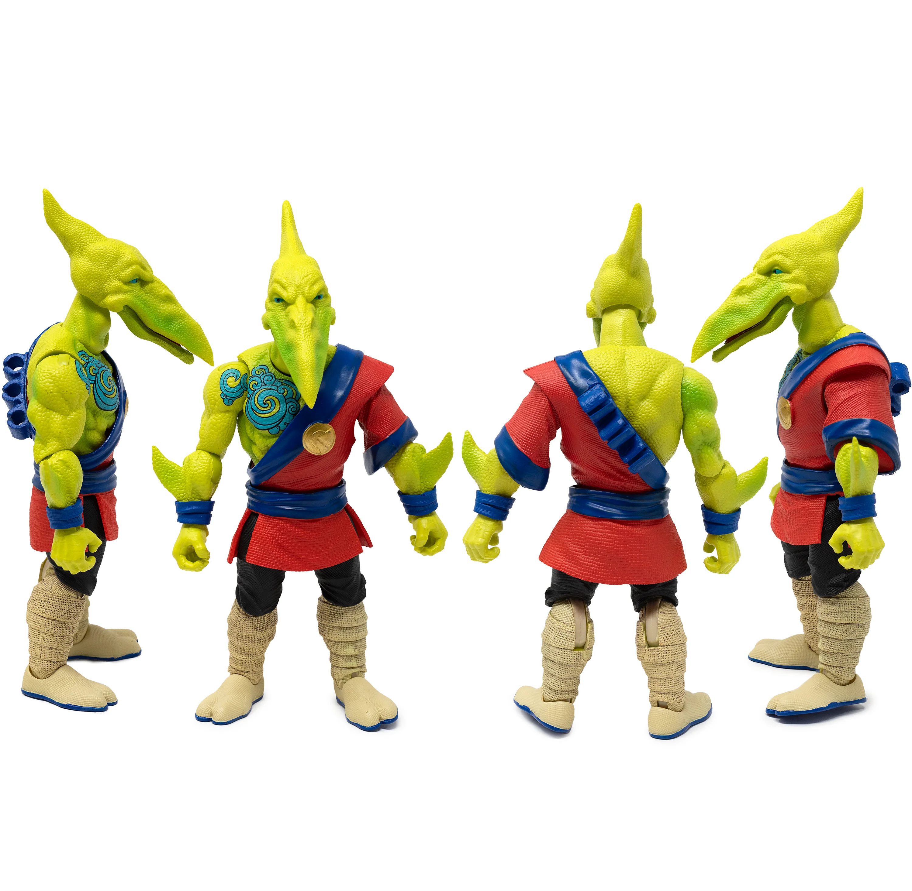 Saurozoic Warriors Action Figure: Fae Kwan Pterodactyl / Warrior Monk - Image 3