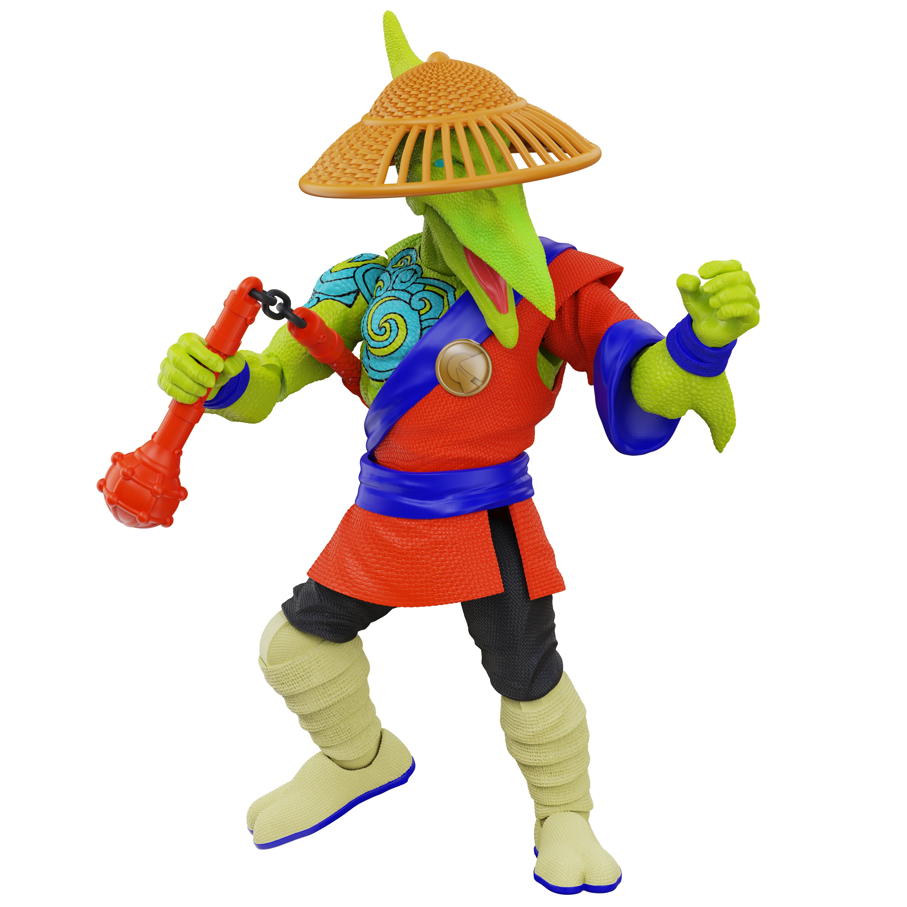 Saurozoic Warriors Action Figure: Fae Kwan Pterodactyl / Warrior Monk - Image 8