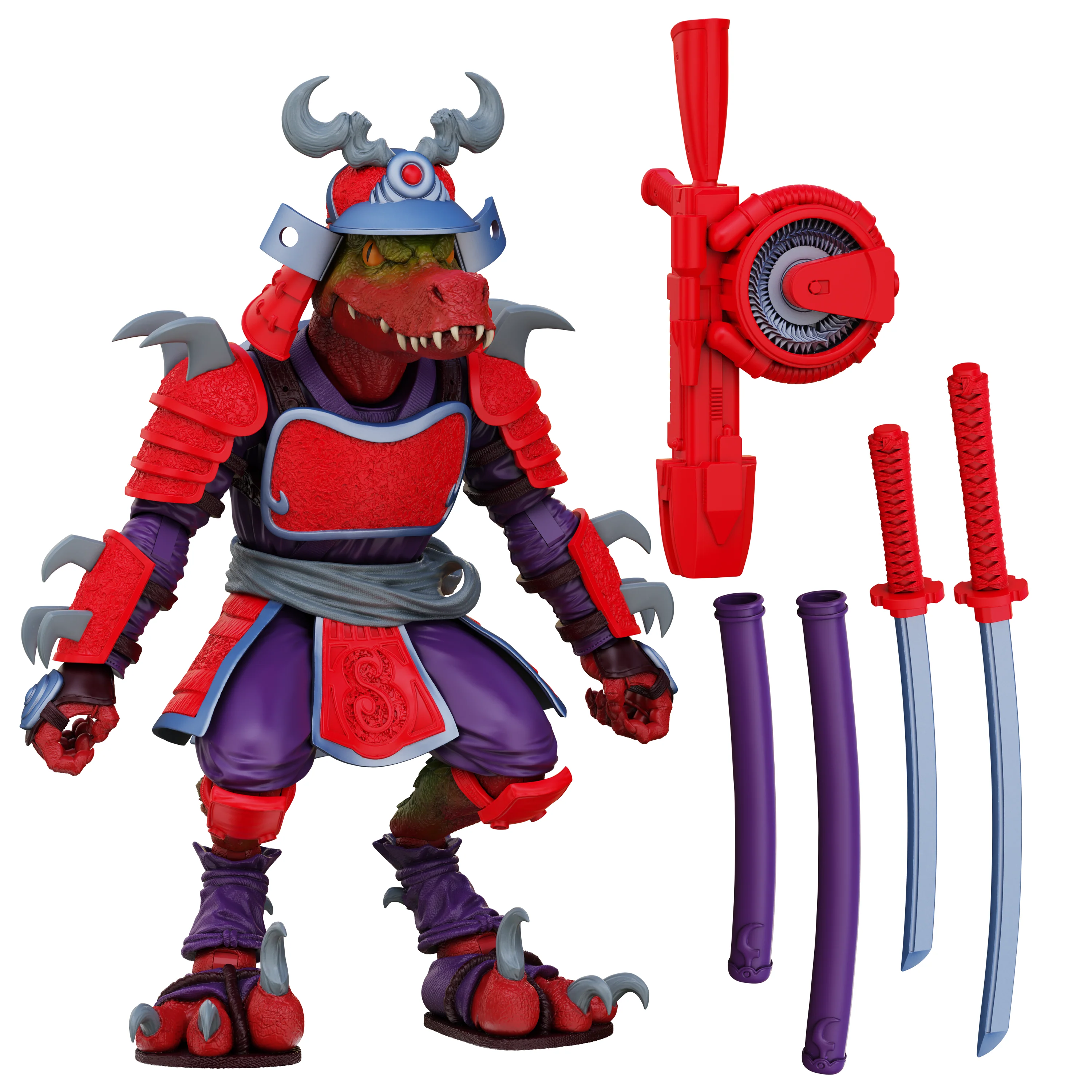 Saurozoic Warriors Action Figure: Sokudo Legion Raptor / Samurai - Image 8