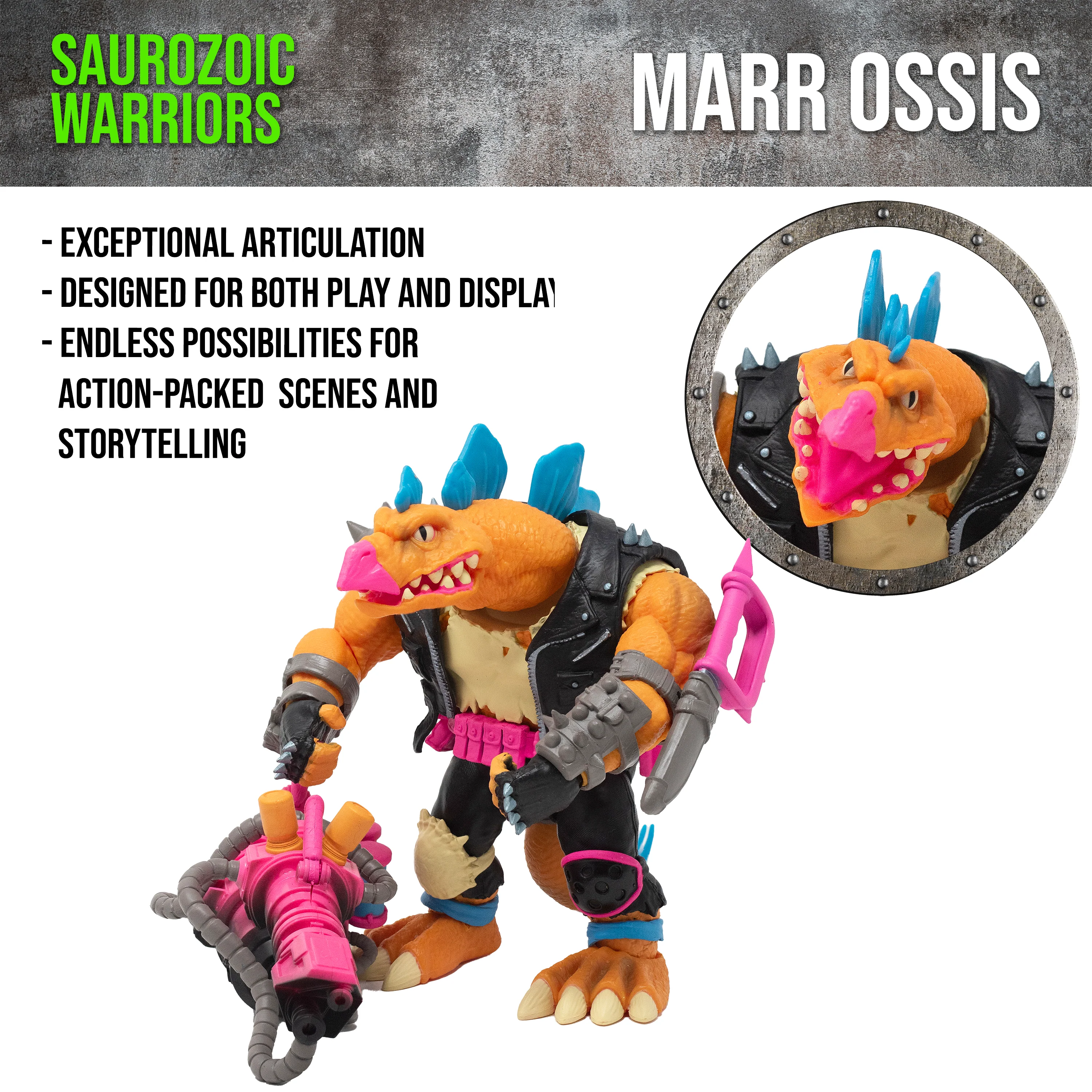 Saurozoic Warriors Action Figure: Marr Ossis - Image 7
