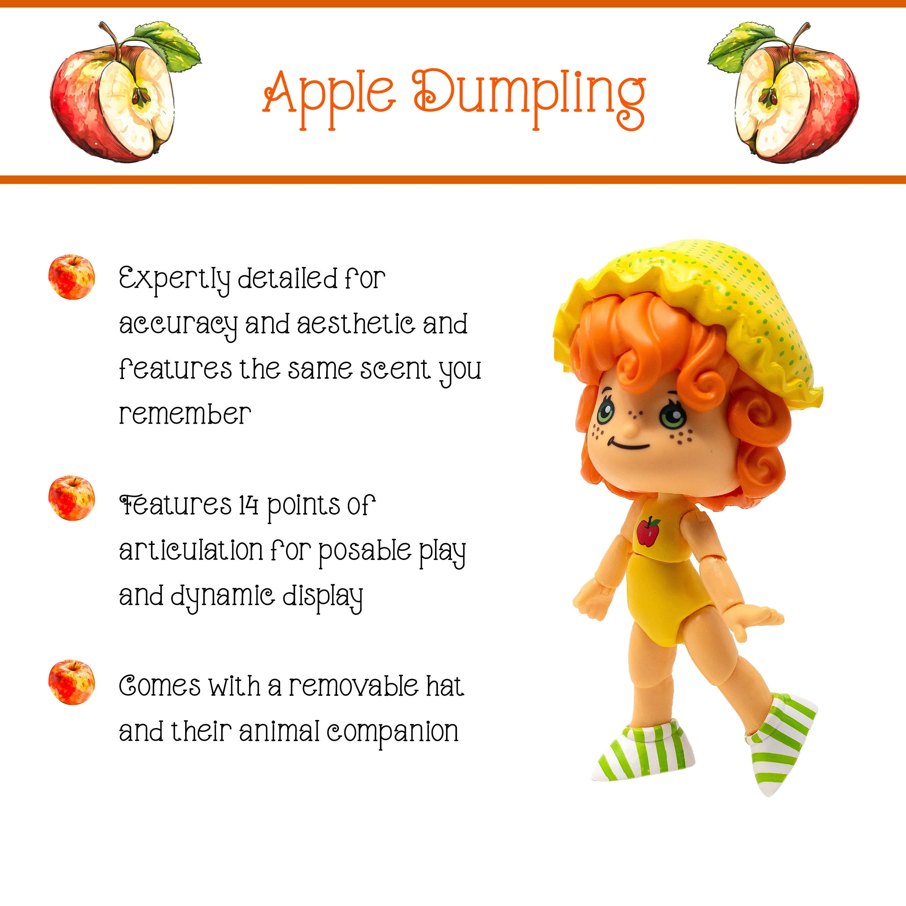 Strawberry Shortcake Deluxe Action Figure: Apple Dumplin - Image 6