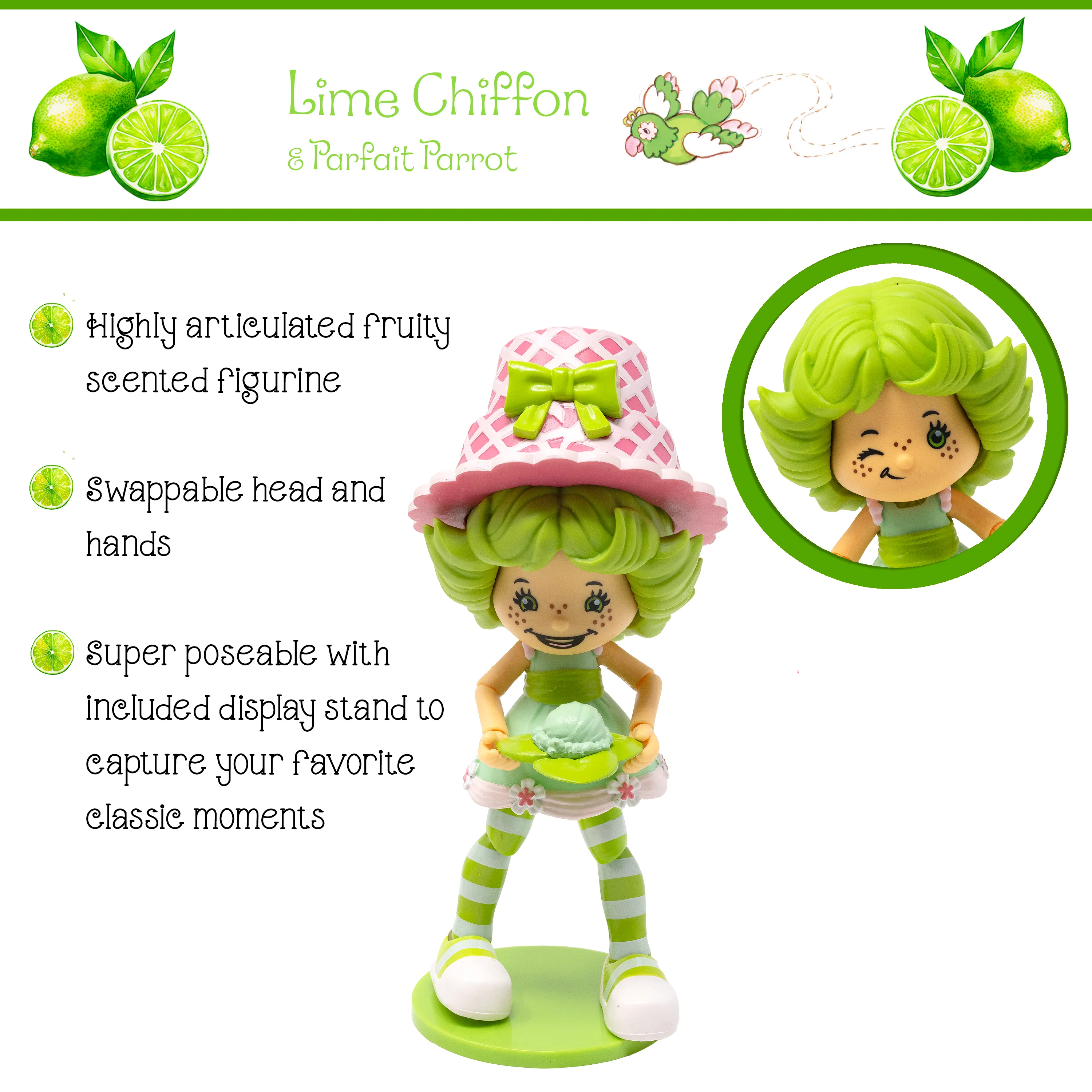 Strawberry Shortcake Deluxe Action Figure: Lime Chiffon Action Figure - Image 5