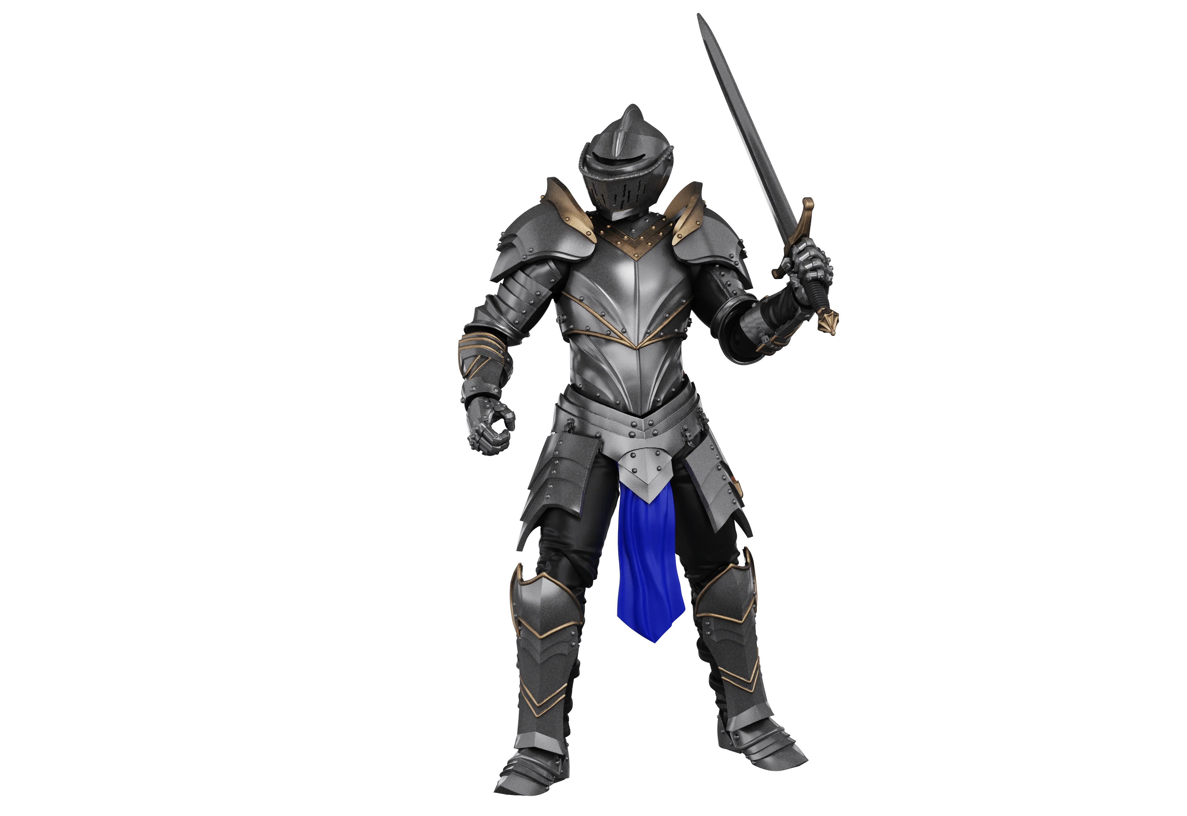 Vitruvian H.A.C.K.S. Action Figure: 10th Anniversary - Knight of Accord - Image 6