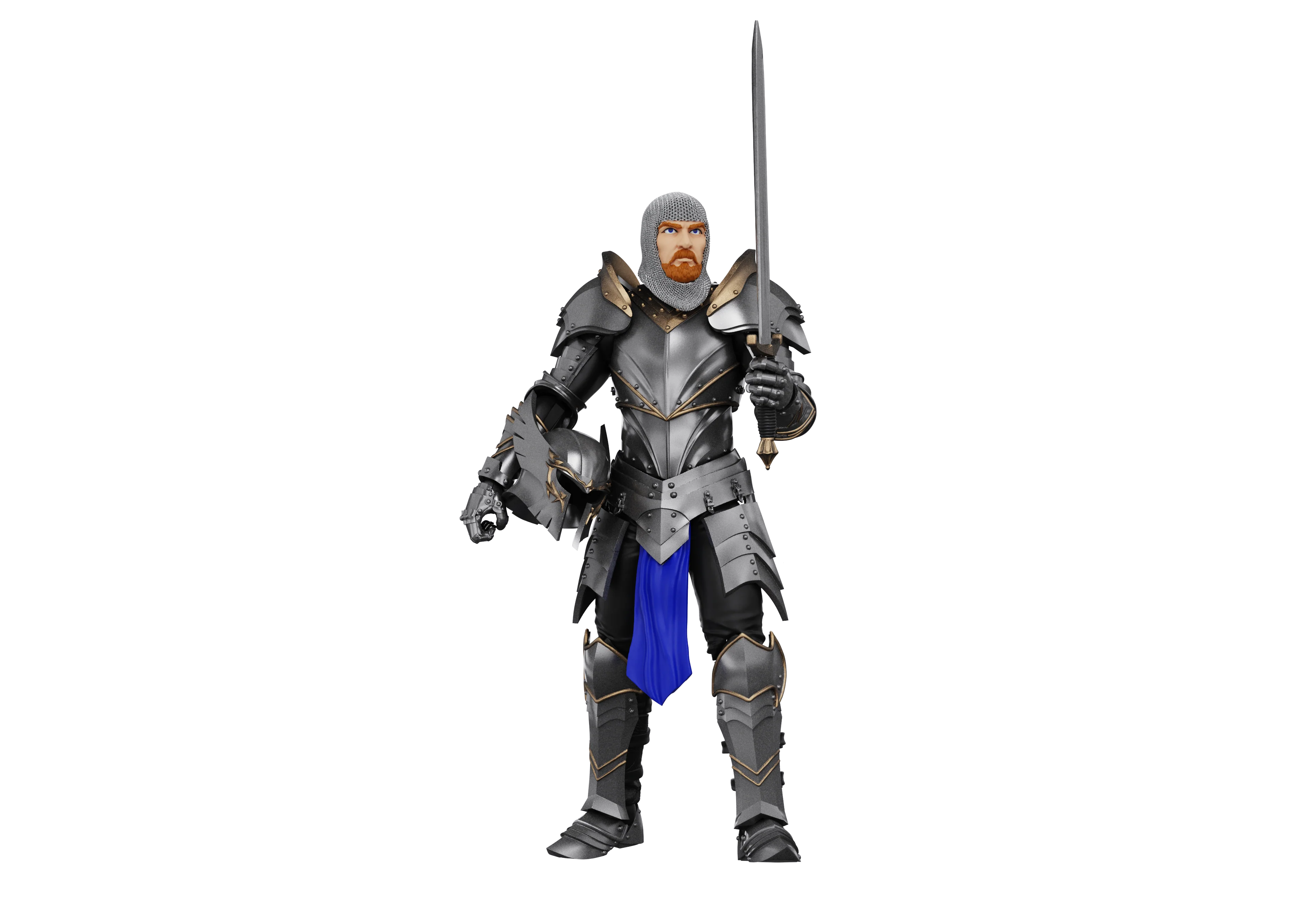 Vitruvian H.A.C.K.S. Action Figure: 10th Anniversary - Knight of Accord - Image 9
