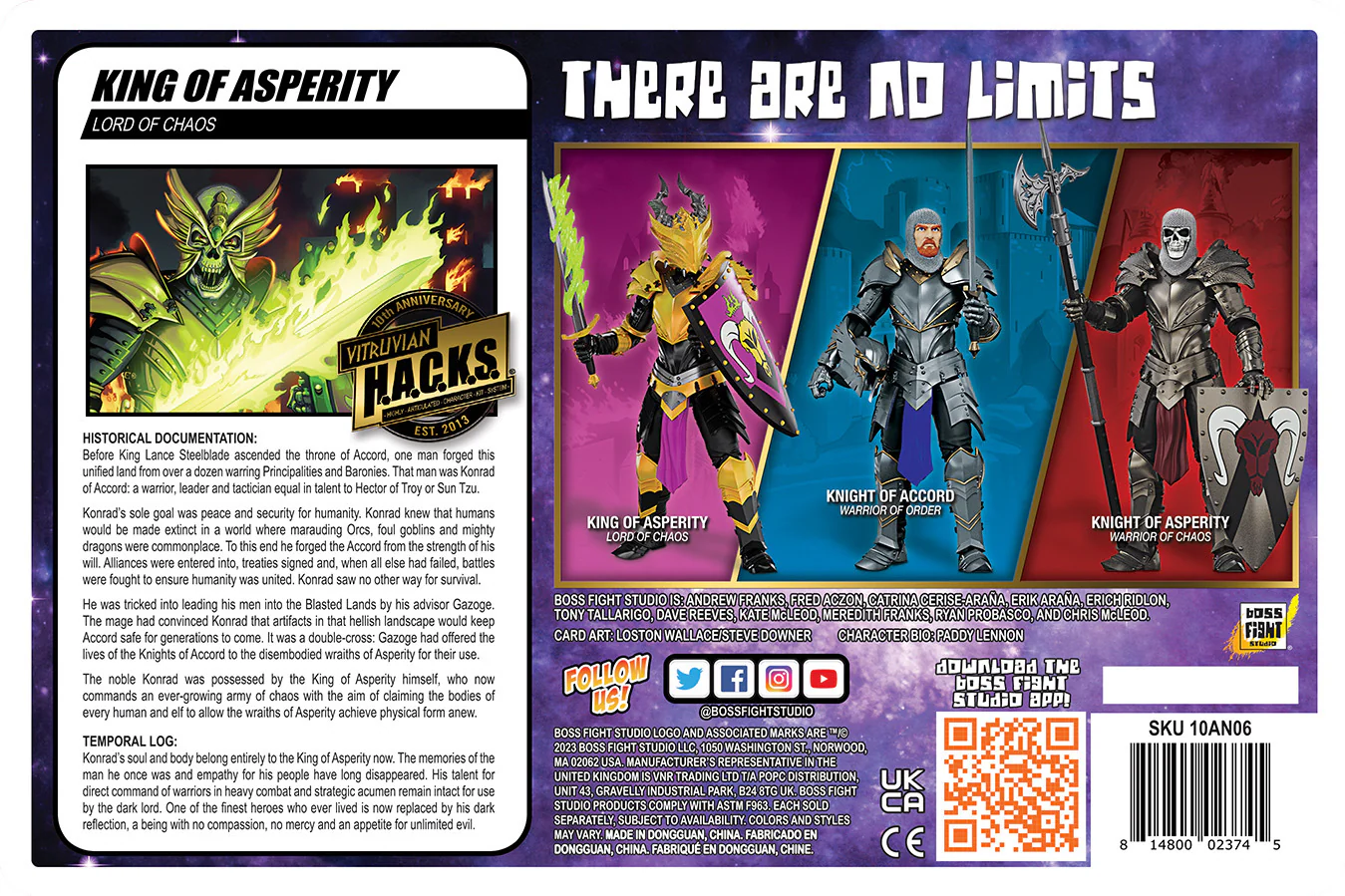 Vitruvian H.A.C.K.S. Action Figure: 10th Anniversary - King of Asperity - Image 9
