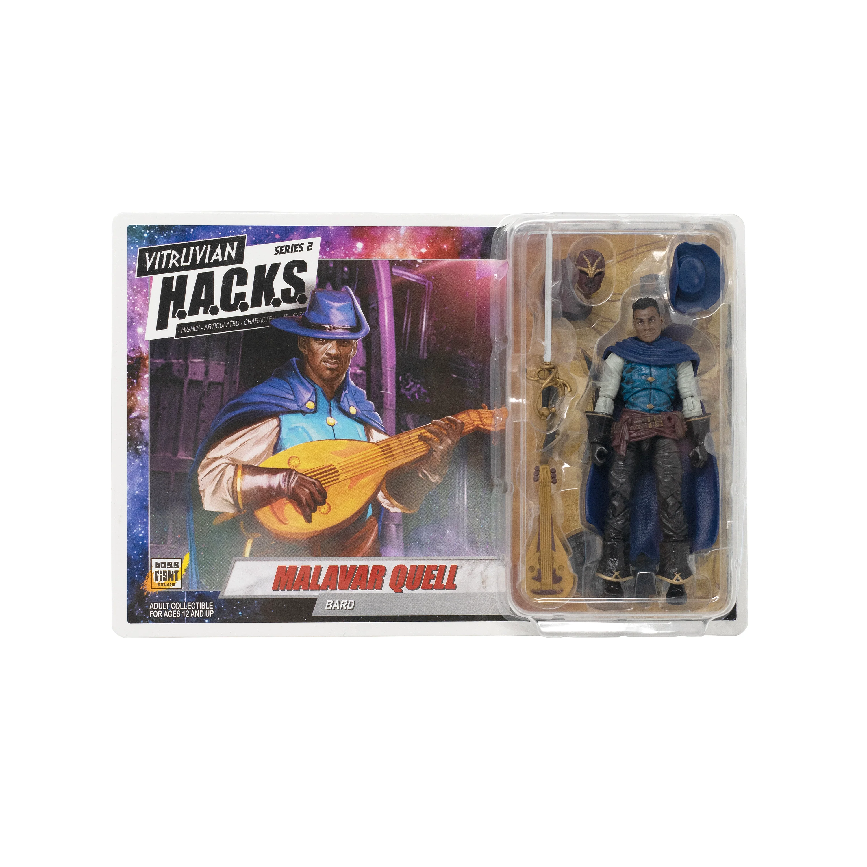 Vitruvian H.A.C.K.S. Action Figure: Malavar Quell Bard - Image 2