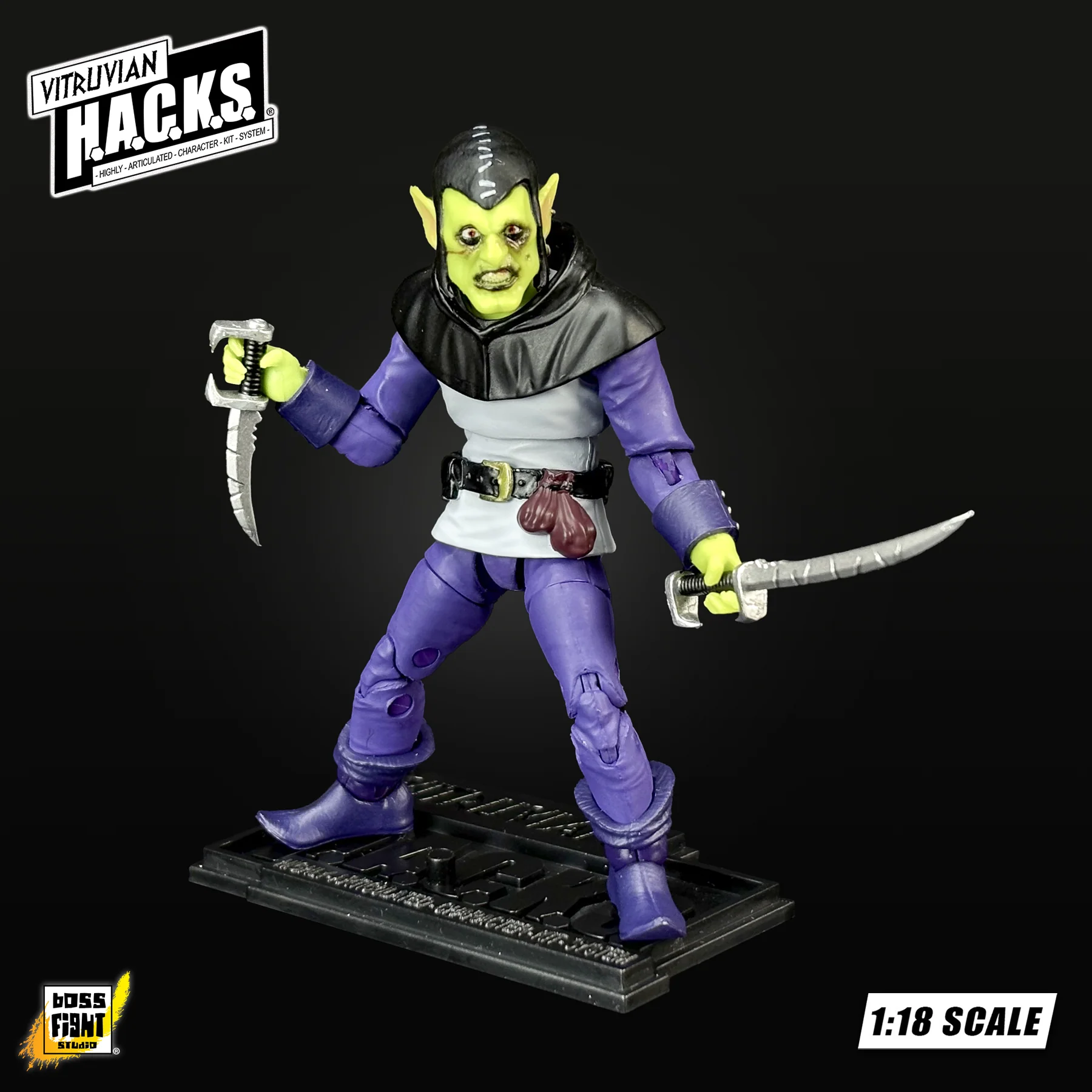 Vitruvian H.A.C.K.S. Action Figure - O'Grung Gang (Goblin Ransacker) - Image 10