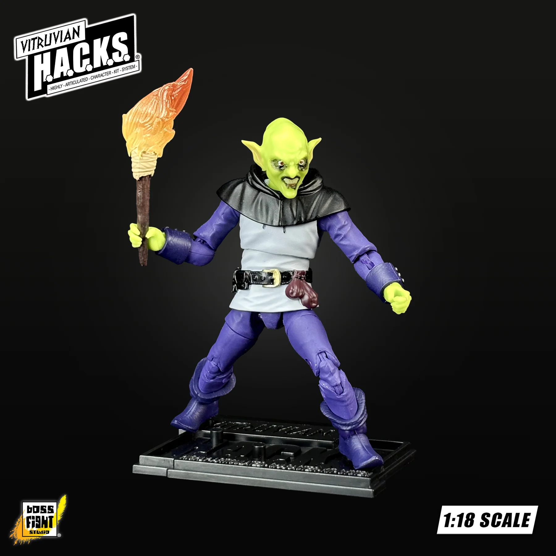 Vitruvian H.A.C.K.S. Action Figure - O'Grung Gang (Goblin Ransacker) - Image 11