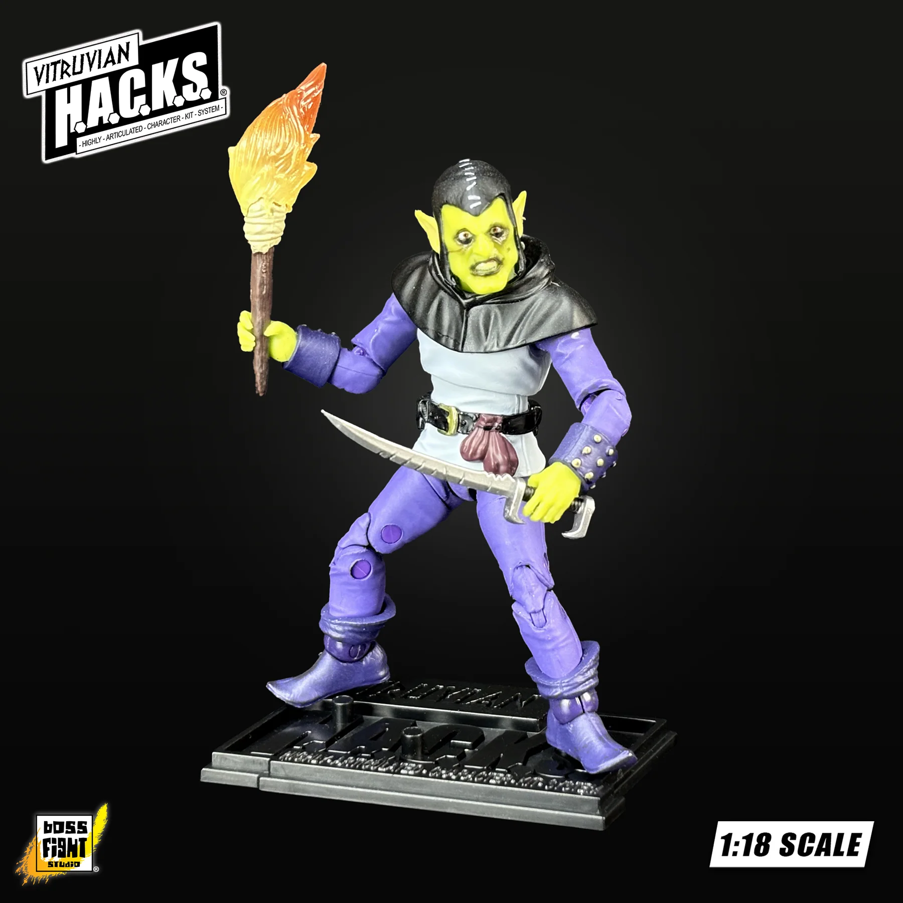 Vitruvian H.A.C.K.S. Action Figure - O'Grung Gang (Goblin Ransacker) - Image 3