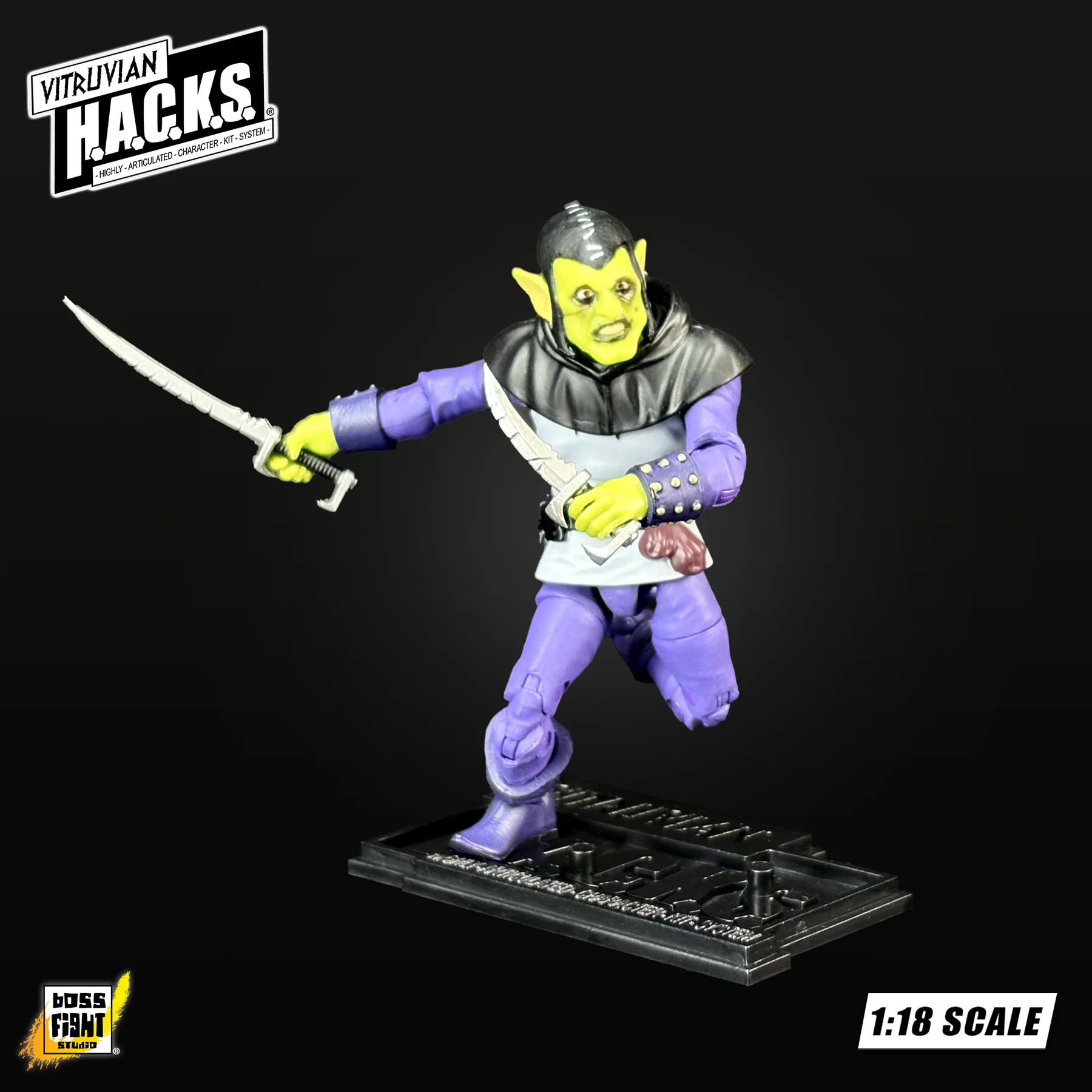 Vitruvian H.A.C.K.S. Action Figure - O'Grung Gang (Goblin Ransacker) - Image 5