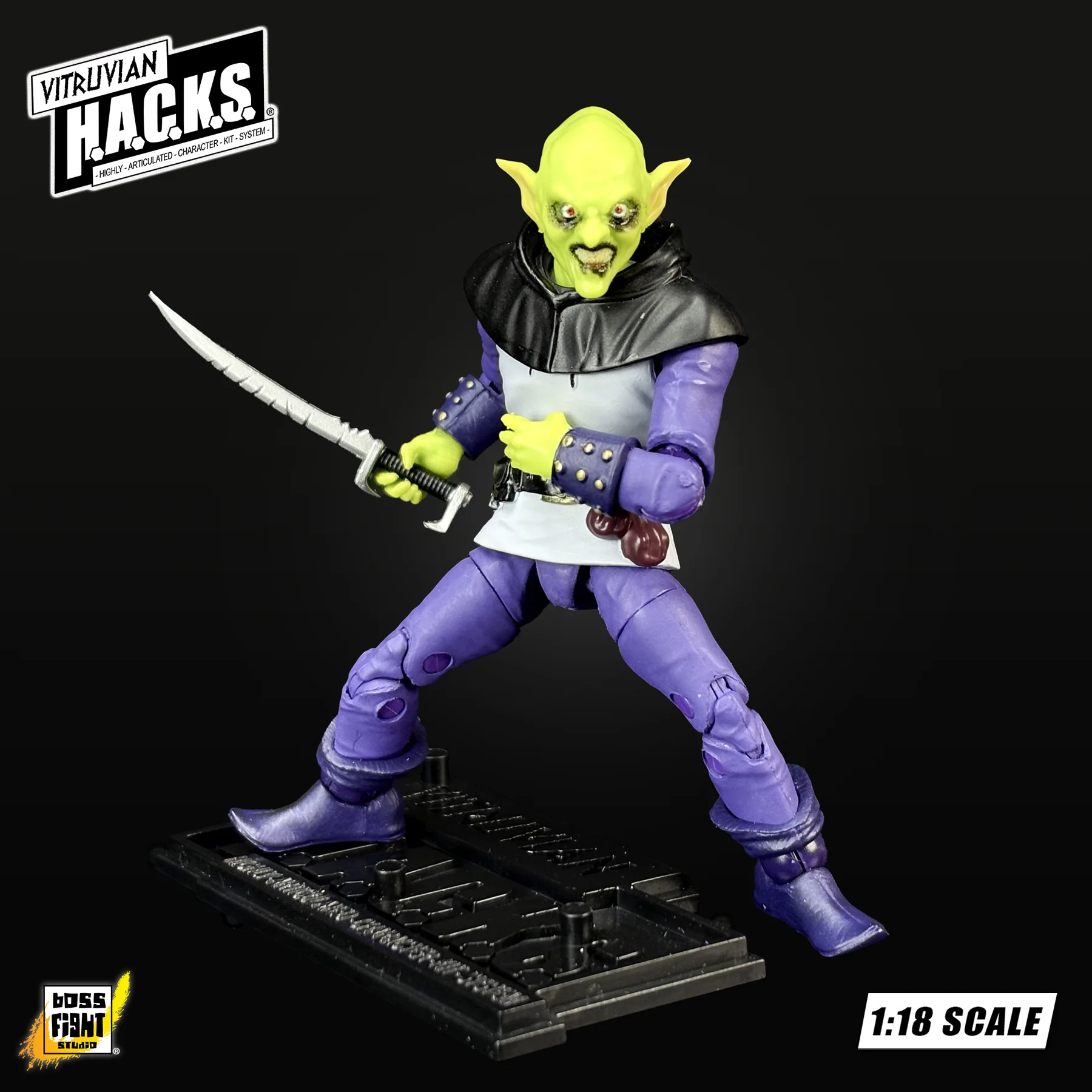 Vitruvian H.A.C.K.S. Action Figure - O'Grung Gang (Goblin Ransacker) - Image 9
