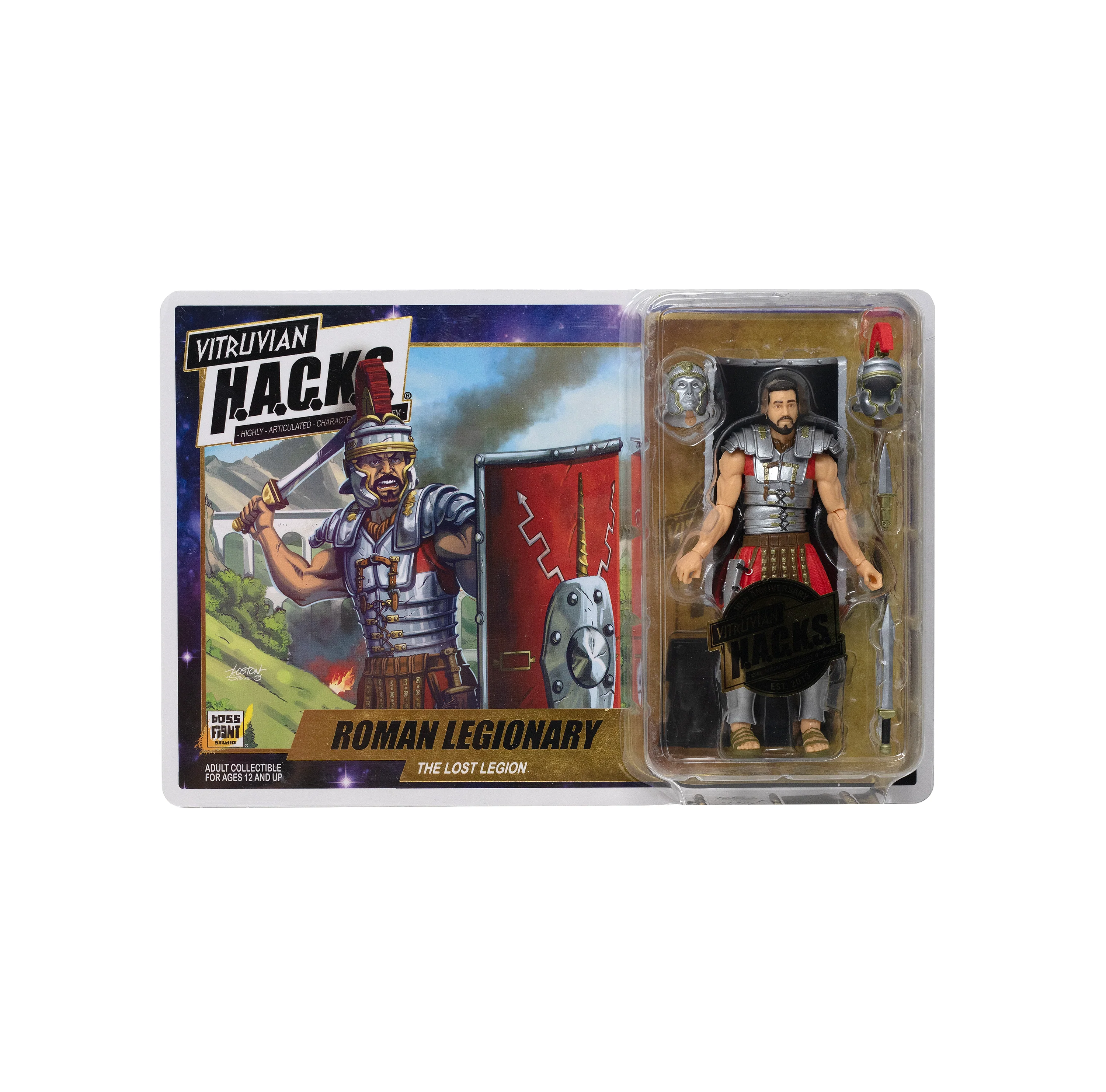 Vitruvian H.A.C.K.S. Action Figure – Roman Legionary, 10th Anniversary Edition - Image 11