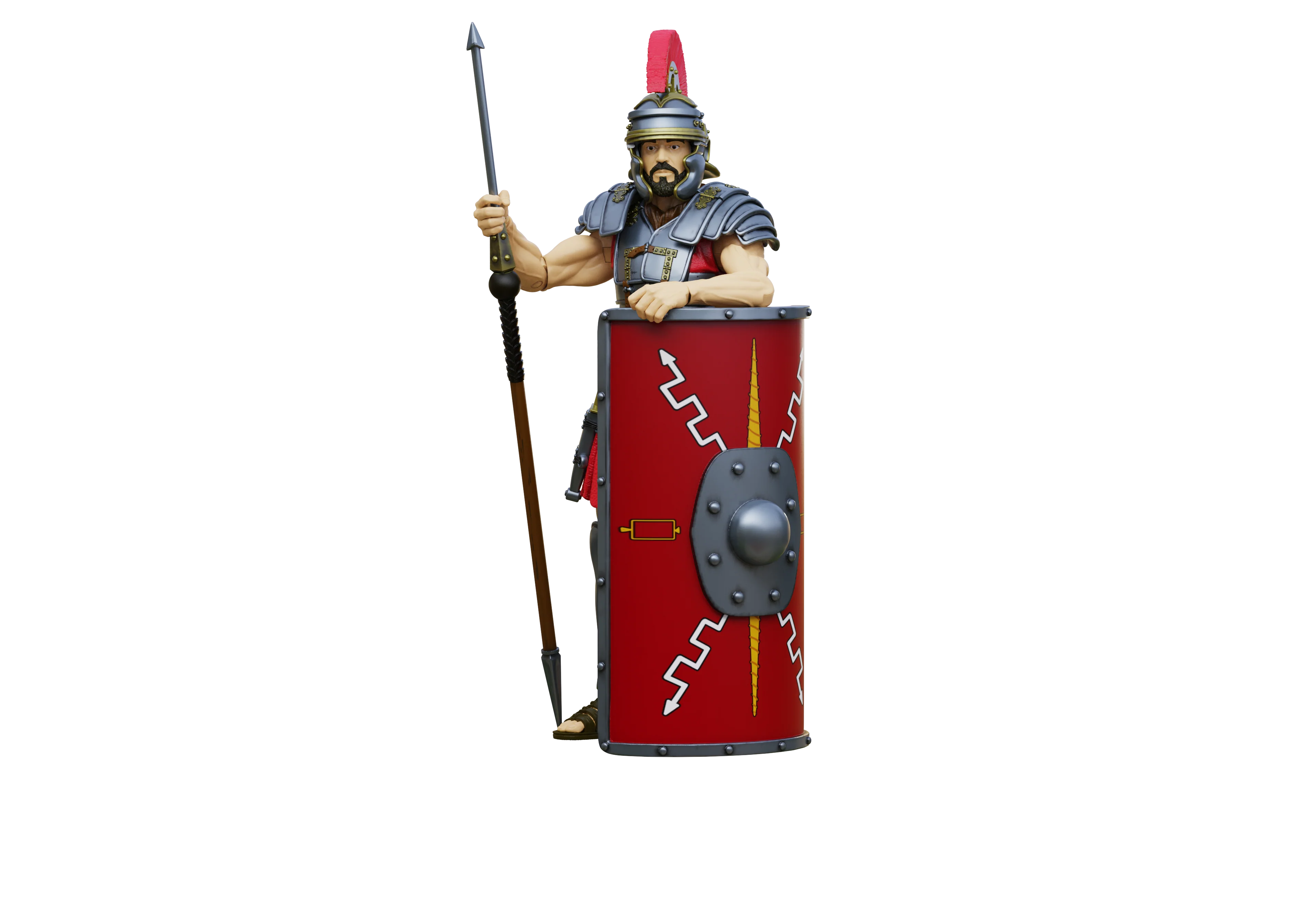 Vitruvian H.A.C.K.S. Action Figure – Roman Legionary, 10th Anniversary Edition - Image 7
