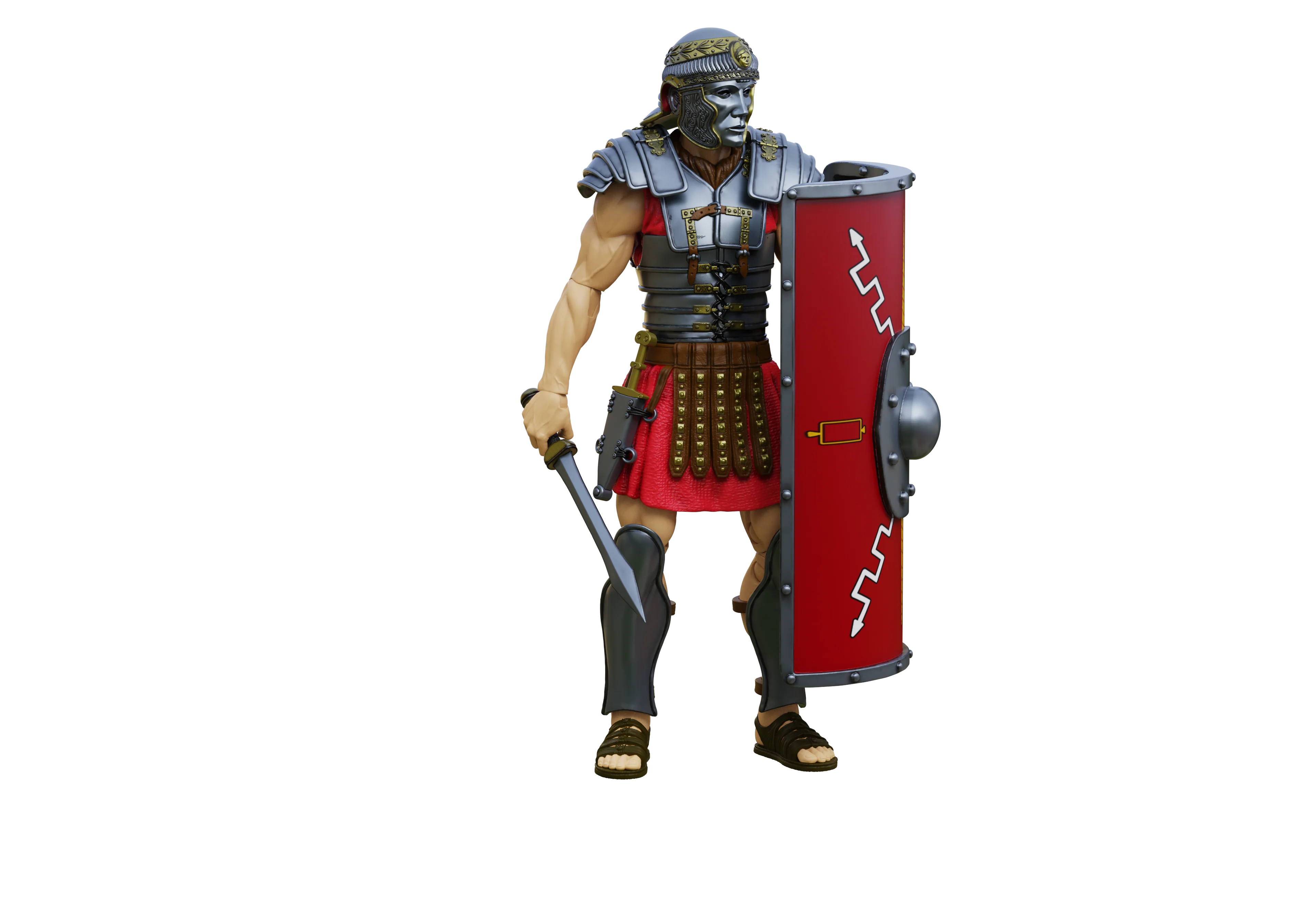 Vitruvian H.A.C.K.S. Action Figure – Roman Legionary, 10th Anniversary Edition - Image 8