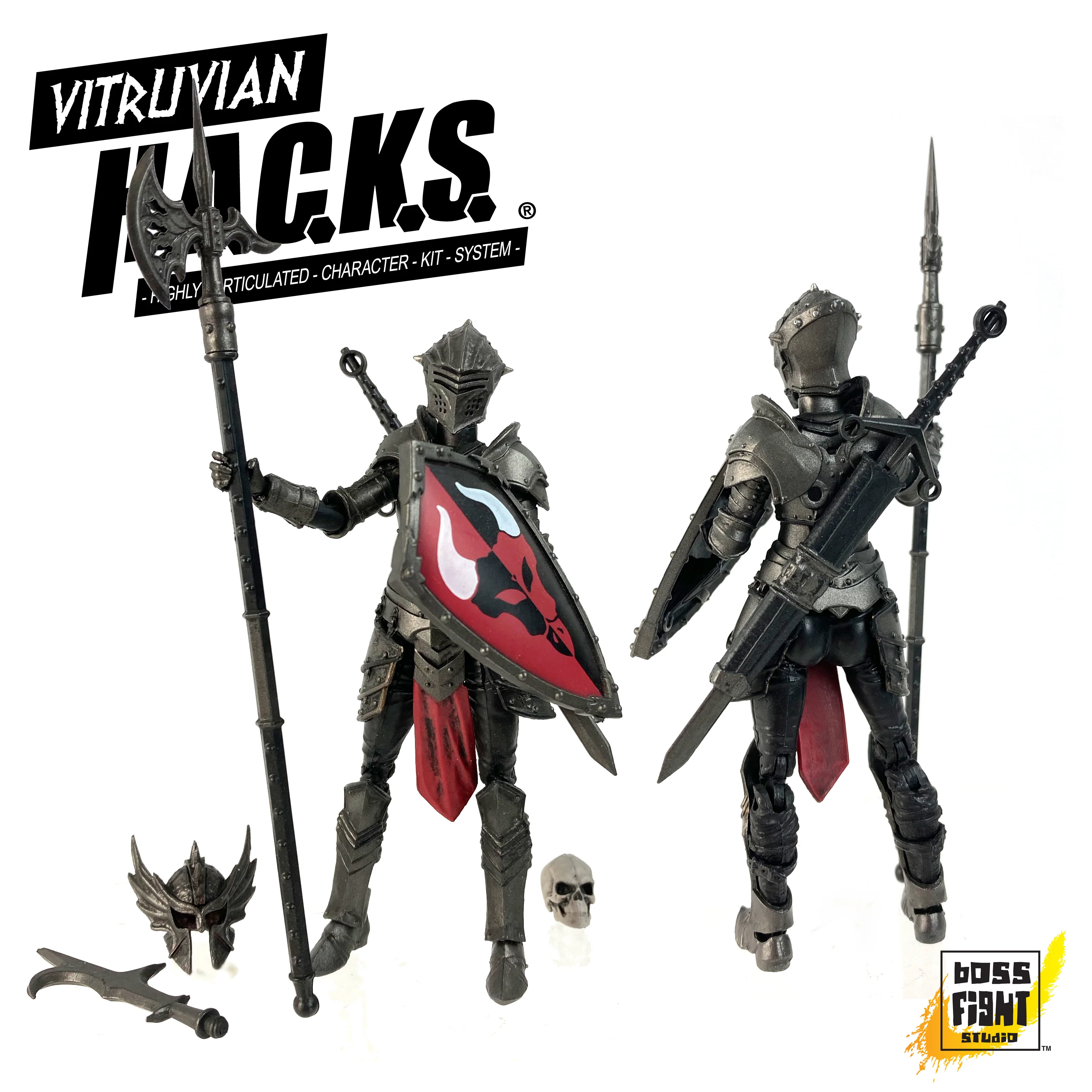 Vitruvian H.A.C.K.S. Action Figure: Female Knight of Asperity - Image 5